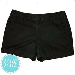 Loft black cotton shorts